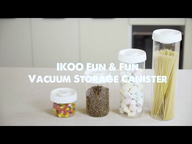 High Borosilicate Glass Vacuum Jar with Leak-proof Seal and Stackable Design for Food Storage