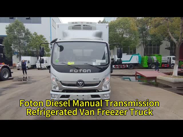 FOTON 4*2 Manual Diesel Refrigerated Truck With Thermo King Units