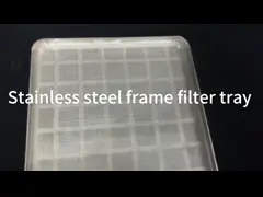 Air Filtration SS Mesh Tray Customized Stainless Steel Filter Tray