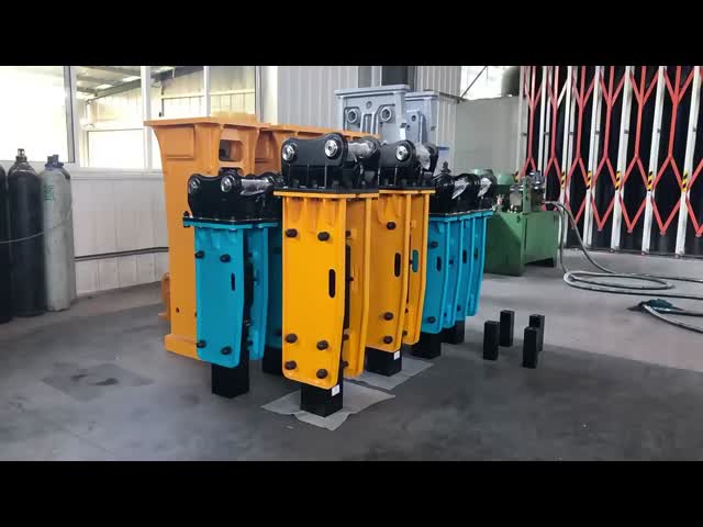 Guchuan SB43 / GCB75 413Kg Open-Type Hydraulic Hammer for 6-9 Ton Excavators​ 75mm Chisel