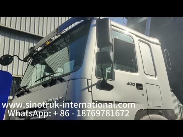 SINOTRUK HOWO 8×4 Dump Truck 400HP + 7800mm Rear Double Door Cargo Box