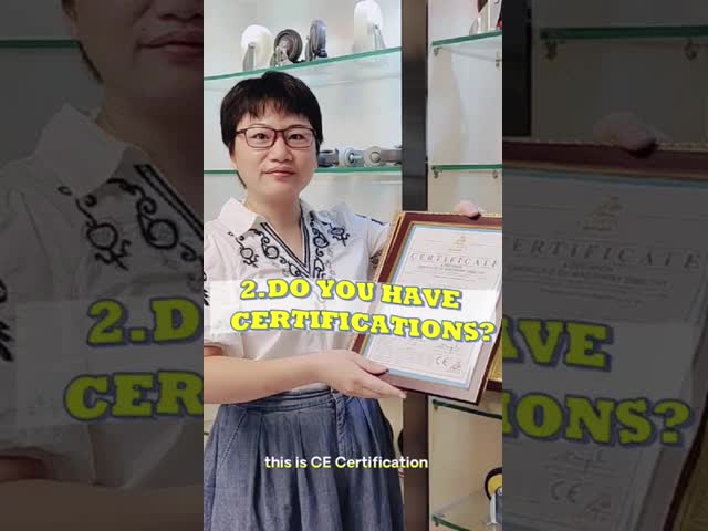 Custom High Quality Bolt Hole Swivel 304 Stainless Steel Red PU Caster Wheel