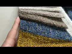 China Weave Velvet Sofa Fabric Luxurious Look Cozy Colorful For Upholstery Sofa Fabric Factory supplier