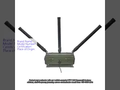 Vehicle Mounted FPV Drone Jamming Equipment Multi Frequency Coverage 100–400 400–700 700–1000MHz 50W