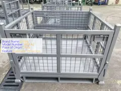 China Custom Vertical Metal Stack Racks , Warehouse Stackable Steel Storage Racks supplier