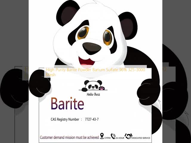 High Purity Barite Powder Natural Barium Sulfate with Wide Particle Size Range 325-3000 Mesh for Excellent Cost-Effectiveness