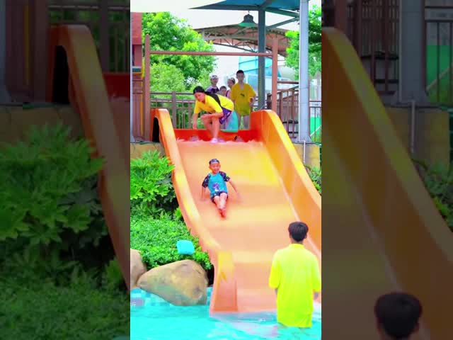 Commercial Kids Water Park Slide Equipment Custom Platform Height