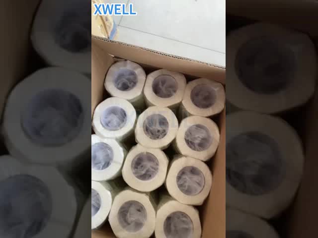 Fiberglass Mesh Tape 0.15mm Thick 5cm Width Hot Melt Adhesive