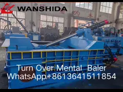 China 2500kN Hydraulic Scrap Shear Metal Baling Press Machine 60kW Scrap Processing supplier
