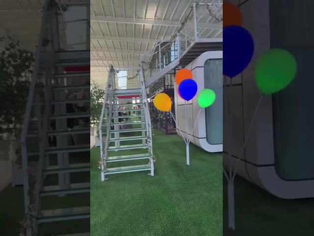 Portable Apple Capsule House with 6000x3300x3000mm Dimensions and One Room One Bathroom Design