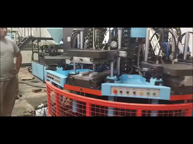 Automatic Shoe Sole Making Machine 8 Station / 10 Station TPR Sole Moulding Machine