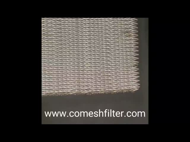 Compound Balanced Weave Conveyor Belt Wire Conveyor Belt For Furnace Curtains