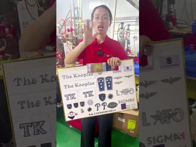 Eco-friendly 3D Screen Printing Embossing TPU Patches for Custom Garment Labels