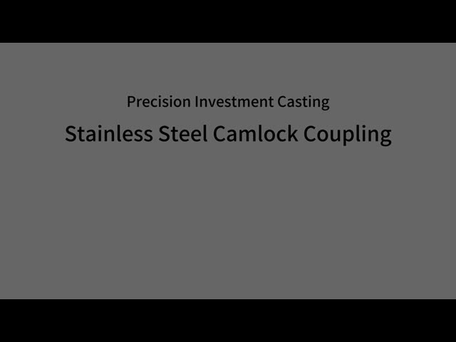 Stainless Steel Camlock Coupling Type A/B/C/D/DC/DP/E/F Precision Investment Casting
