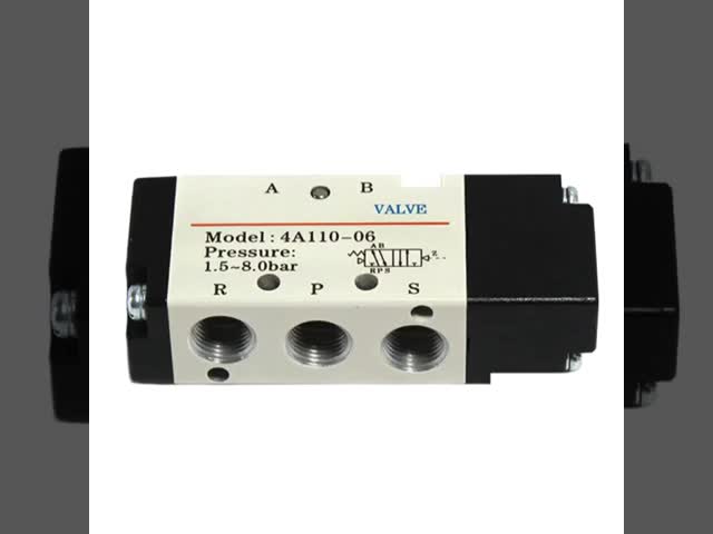 AIRTAC 4A100 Series Aluminum Alloy Air Valve with 0.15~0.8MPa Operating Pressure and M5 1/8