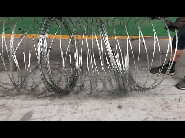 Bto22 Razor Concertina Coil 450mm Diameter Barbed