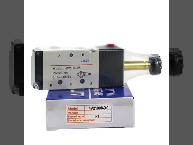 AIRTAC 4V200 Series 5/2 way, 5/3 way Electric Solenoid Valves 1/8
