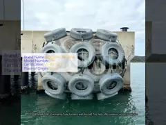Yokohama Ship Fenders 0.5m - 4.5m Inflatable Marine Fenders with Aircraft Tires Net