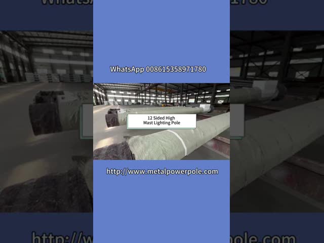 Factory Direct Supply 25m 30m High Mast Light Adjustable Lamp Pole Electrical Equipment