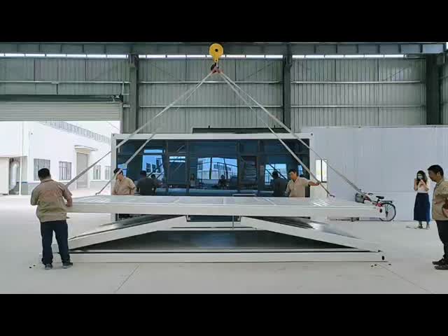 High Quality Prefabricated 20ft Prefab Luxury Fold Out Module Folding Foldable Small Tiny Container Office House Homes