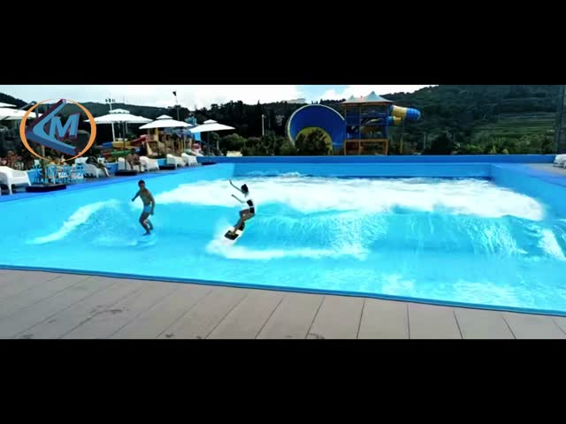 Square Flowrider Surf Pool Custom 90kw Power For Shopping Mall