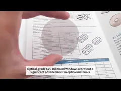 China HPHT Monocrystalline MCD Diamond Engineered Crystal Structure Mirror Smooth Surface supplier