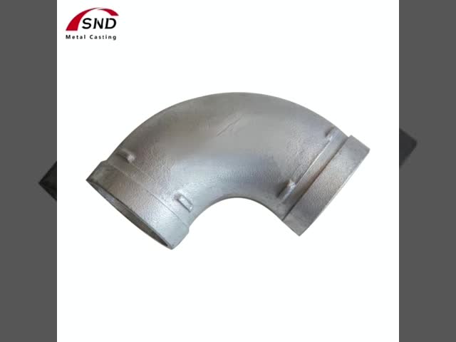 Ductile Iron Flange Adapter Grooved Cross 90 Degree Grooved Elbow Pipe Fittings