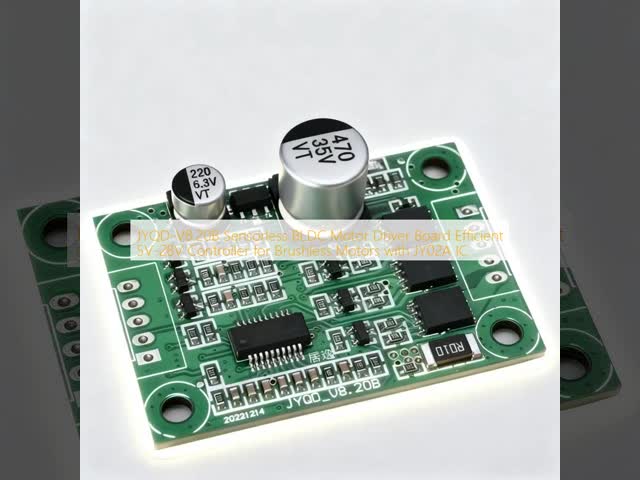 JYQD-V8.20B Sensorless BLDC Motor Driver Board Efficient 5V-28V Controller for Brushless Motors with JY02A IC