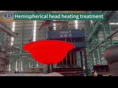 Pulido de Calderas Cabezales Hemisféricos Personalizados para Alta Presión y Presión Pulida