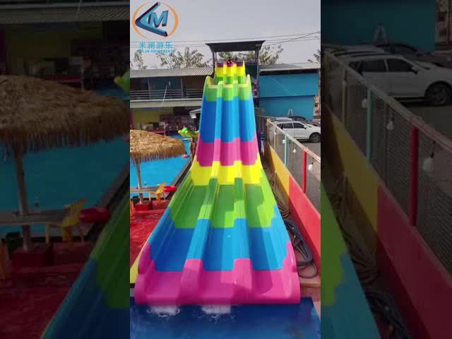 Thrilling Racer Water Slide High Durability Professional For Entertainment
