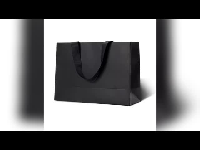 Intaglio Printed Paper Carrier Bags Reinforced Paper White