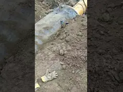 Pneumatic Pipeline Ramming Hammer with 250 t Impact Energy High-Energy Impact and Double-Lock Rear Anvil for Trenchless Drilling video