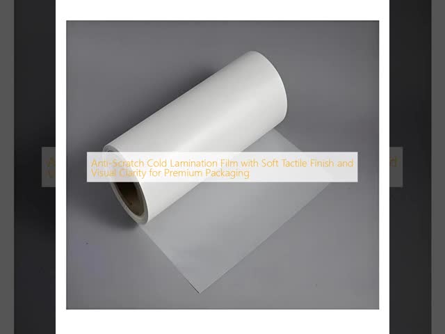 No Heat Required Soft Hardness Pressure-Sensitive Adhesive Cold Lamination Film and Anti Scratch Film