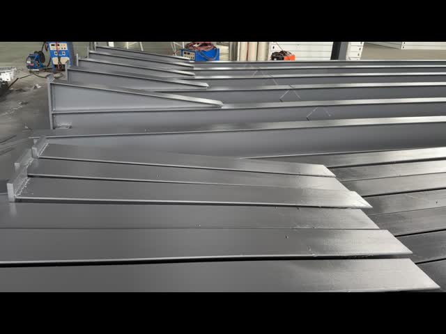 Prefab Steel Portal Truss Frame Roof Galvanized Steel Lattice Beam Warehouse Steel Structure Shed Building