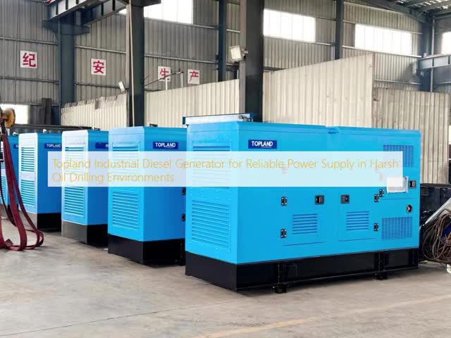 Topland Industrial Diesel Generator for Reliable Power Supply in Harsh Oil Drilling Environments