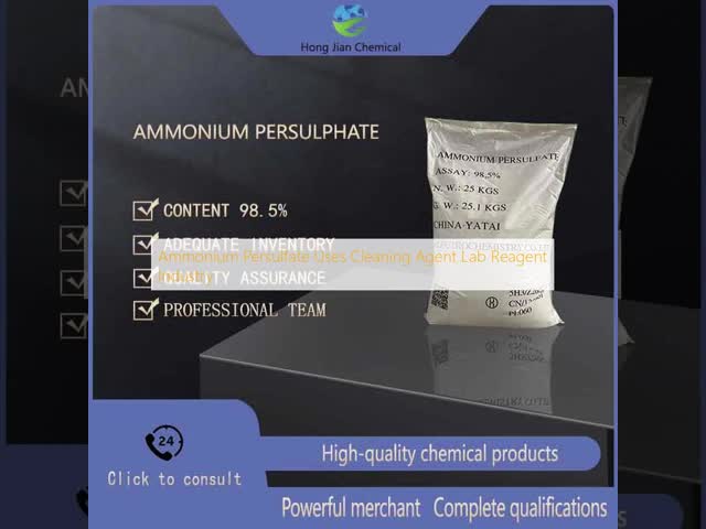 ISO 9001 Certified Ammonium Persulfate (APS) for Semiconductor Cleaning and Wastewater COD Degradation