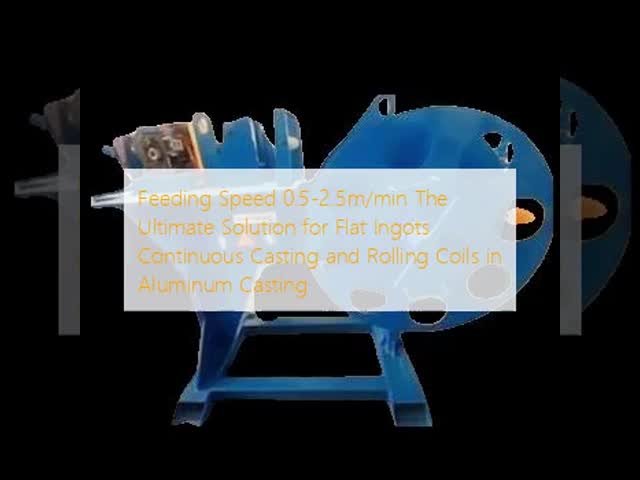 Rod Feeding Unit with 500mm Feeding Length 50kg Weight and 220V Power Supply for Aluminum Casting