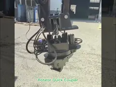 Guchuan Excavator Attachment Tilt Rotator Quick Coupler Excavator Quick Hitch for Excavator 5-45 Tons