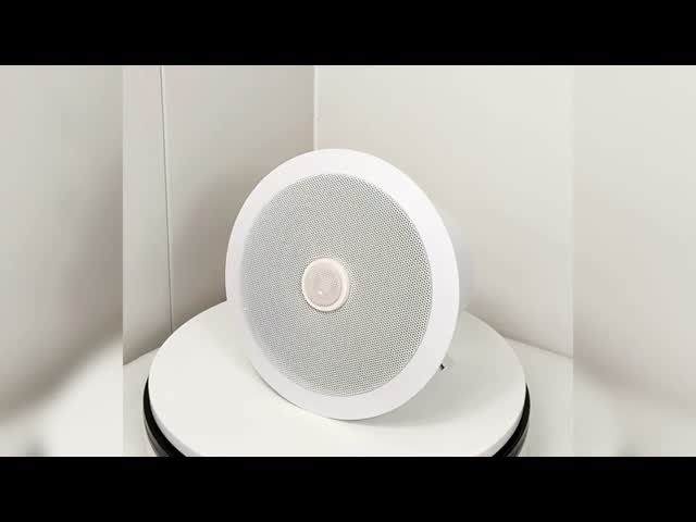 CL-346B 6 Inch  Iron Coaxial Speaker White Color Ceiling Loudspeaker with 100V/70V/8ohm