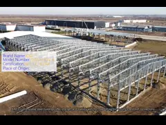 Customizable Commercial Steel Building with Hot Rolled Steel Frame and Bolt Connections for Easy Assembly
