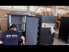 China H1280mm Biometric Fingerprint Commercial Safe Box 10mm Thickness Of Door And Patent Solid Bolts supplier