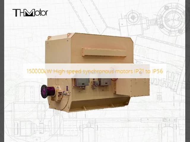 150000kW High Speed Synchronous Motor with IP21 to IP56 Protection and IC81W IC86W Cooling for Industrial Applications