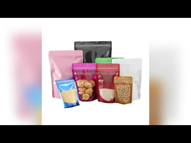 ziplock Soft Flexible Packaging Plastic Bags Doypack Wrapping