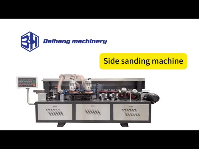 32KW Dual Spindles Wood Sanding Machine For Panel Furniture