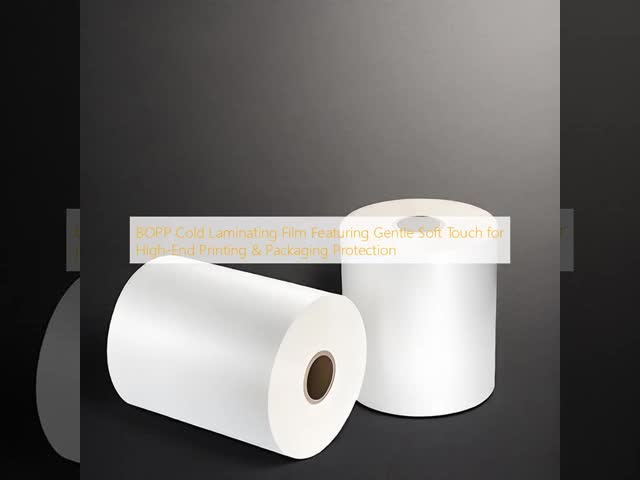 Soft Touch Lamination Film with Ultra Smooth Texture Excellent Durability and Multi Functional Compatibility for Cold Lamination