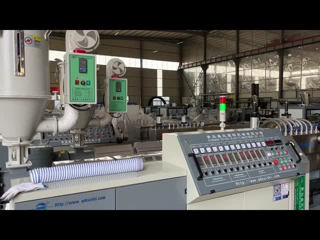 High Efficiency Double Wall Corrugated Pipe Extrusion Machine for HDPE Drainage and Sewage Pipe