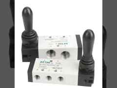 AIRTAC 4H Series Aluminum Alloy Hand Lever Valve with 5/2 way and 5/3 way Positions and 3/8