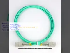 SC/LC/ST/FC 광섬유 패치 코드 100N 인장 강도 PVC/LSZH