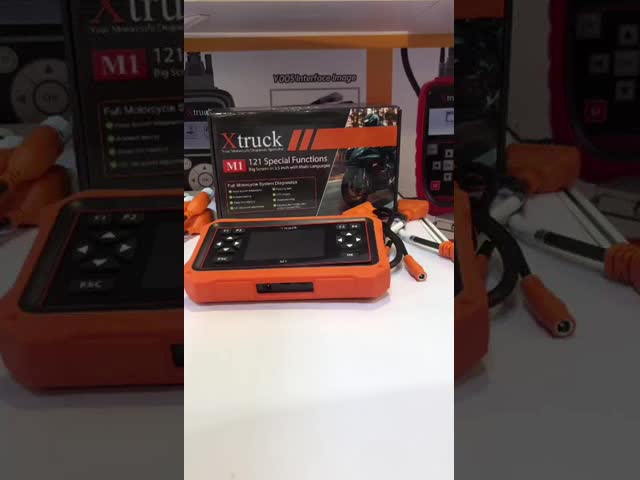 XTRUCK M1 Scanner Compatible Main Test Cable with Plastic and Metal Construction for Motorcycle Diagnostic Tool Adapter