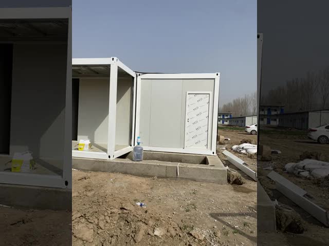 Detachable Prefabricated Pitched Roof Tiny Prefab Portable Home Modular Container House With Pitched Roof